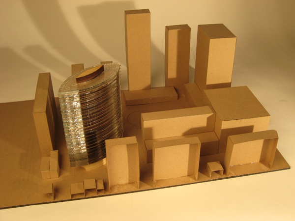 sky podium:a study of mixed-use building at podium level within the context of a tall building, particular attention was given to circulation and core